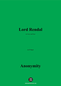 Anonymous-Lord Rendal