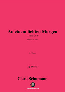 Clara Schumann-An einem lichten Morgen