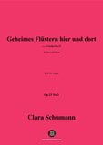 Clara Schumann-Geheimes Flüstern hier und dort