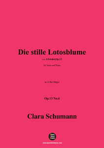 Clara Schumann-Die stille Lotosblume