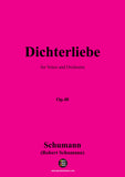 R. Schumann-Dichterliebe,Op.48,for Voice and Orchestra