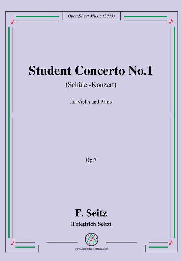 F. Seitz-Student Concerto No.1,Op.7