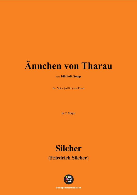 Silcher-Ännchen von Tharau(Ännchen von Tharan ist,die mir gef ällt)