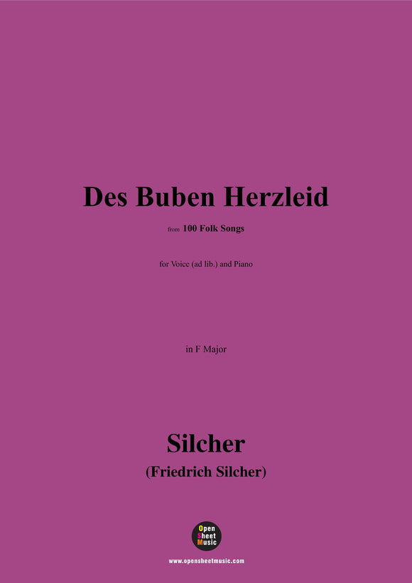 Silcher-Des Buben Herzleid(Da steh I hier oben)