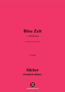 Silcher-Böse Zeit(Die Schwälble ziehet fort)