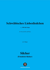 Silcher-Schwäbisches Liebesliedchen(E bissele Lieb' und e bissele Treu')