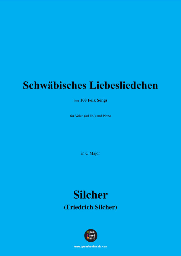 Silcher-Schwäbisches Liebesliedchen(E bissele Lieb' und e bissele Treu')