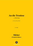 Silcher-An die Treulose(Es fliegt manch' Vöglein in das Nest)