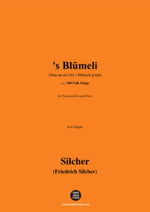 Silcher-'s Blümeli(Han an em Ort e Blümeli g'seh)