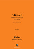 Silcher-'s Blümeli(Han an em Ort e Blümeli g'seh)