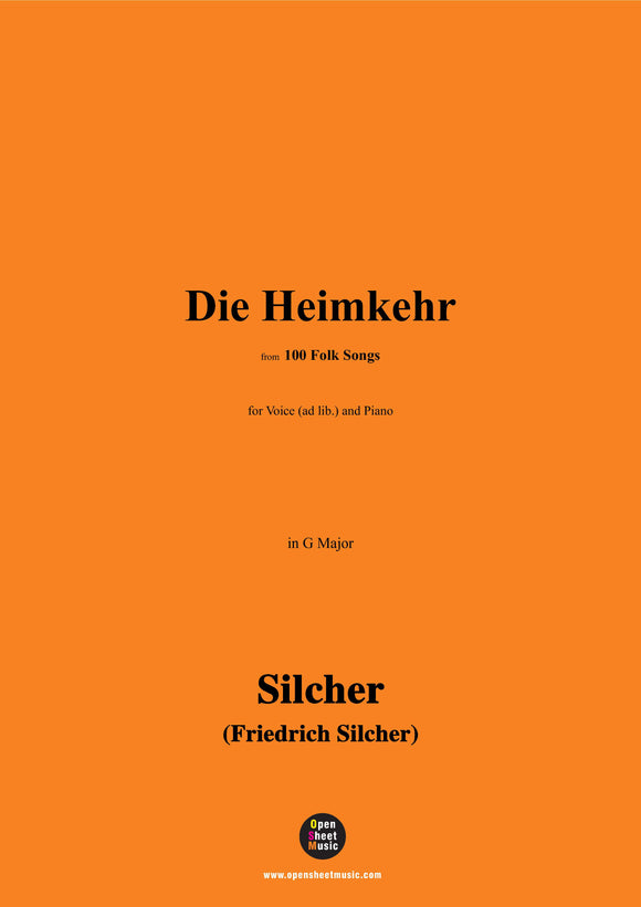 Silcher-Die Heimkehr(Im Aargäu sind zwei Liebi)