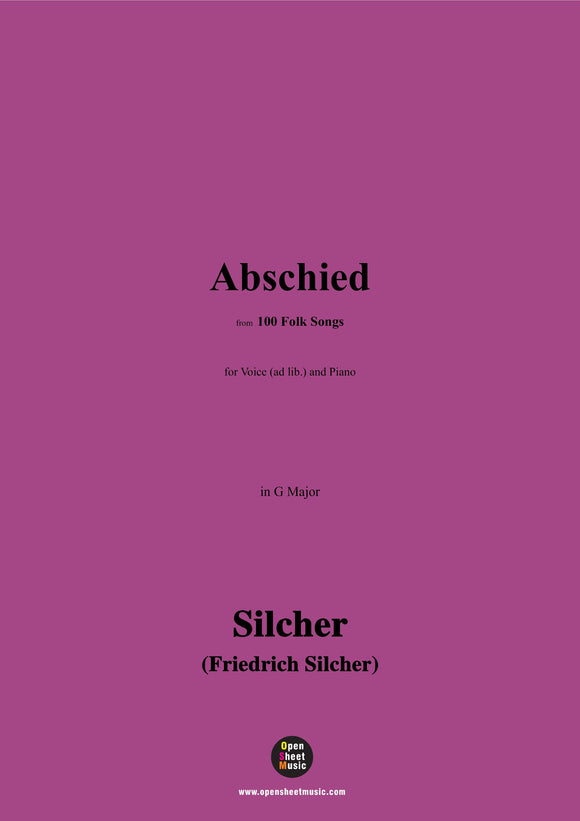 Silcher-Abschied(Liebchen,ade!)