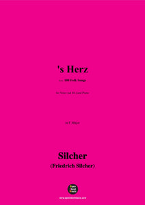 Silcher-'s Herz(Maidle,laβder was verzähle)