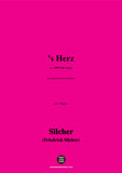 Silcher-'s Herz(Maidle,laβder was verzähle)