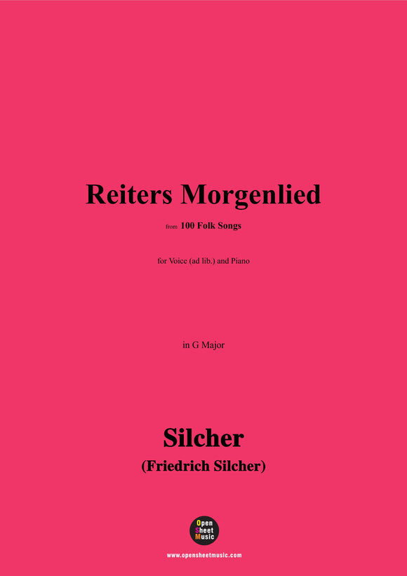 Silcher-Reiters Morgenlied(Morgenrot,Morgenrot)