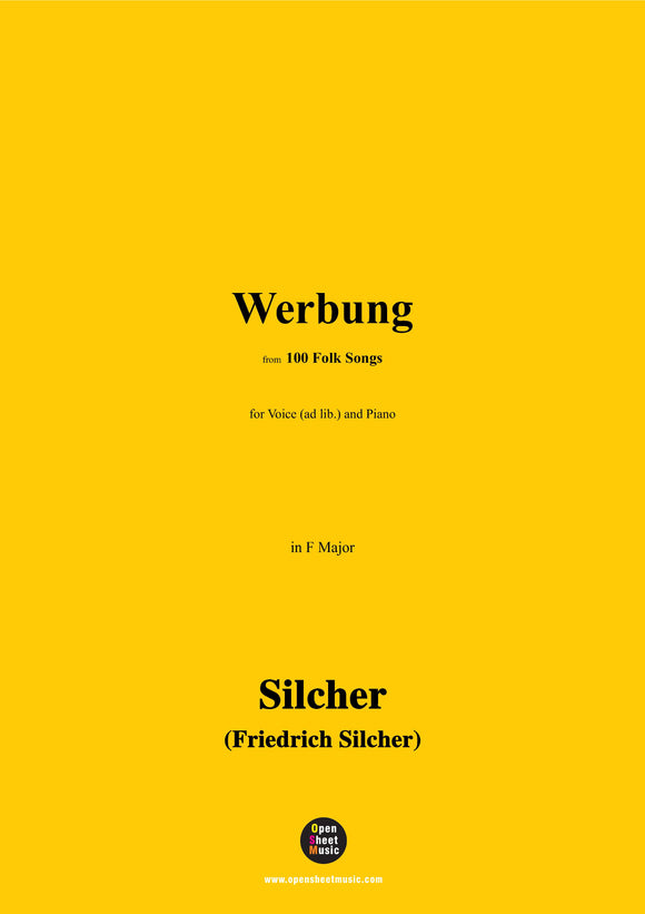 Silcher-Werbung(O Maidle,du bist mei Morgestern)