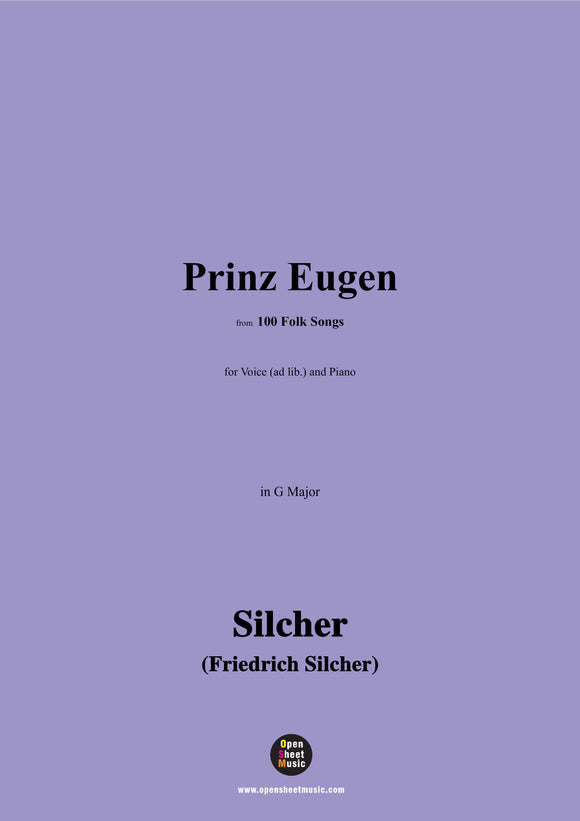 Silcher-Prinz Eugen(Prinz Eugen,der edle Ritter)