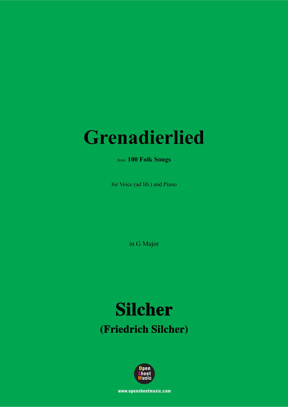 Silcher-Grenadierlied(Steh ich im Feld)