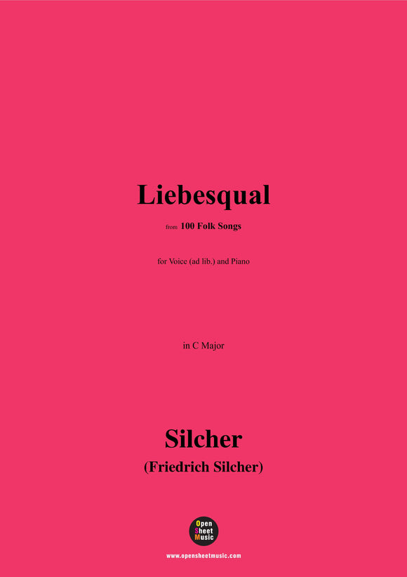 Silcher-Liebesqual(Und schau' ich hin,so schaust du her)