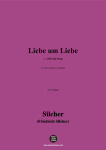 Silcher-Liebe um Liebe(War dar nicht ein Blick der Liebe)