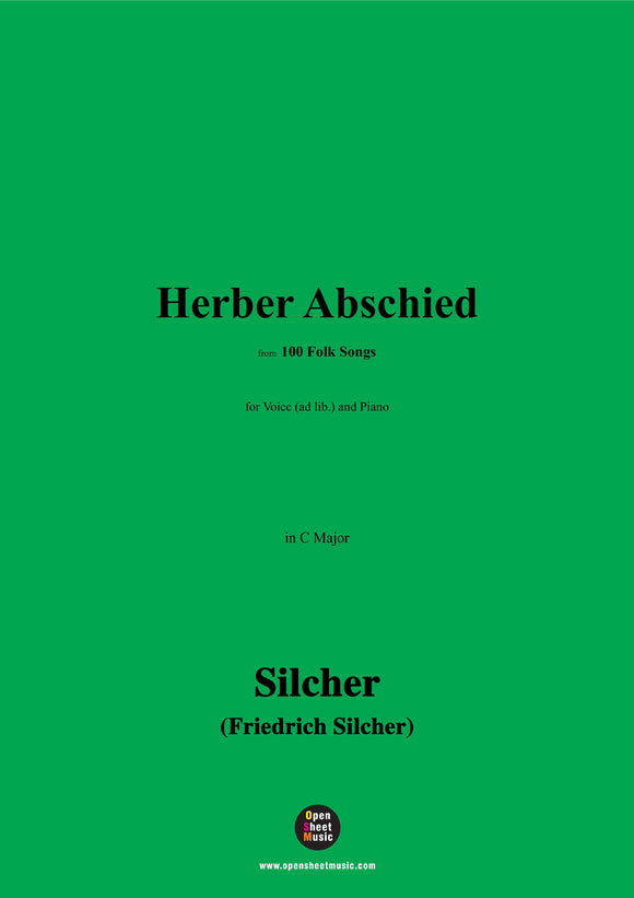Silcher-Herber Abschied(Wie die Blümlein drauβen zittern)