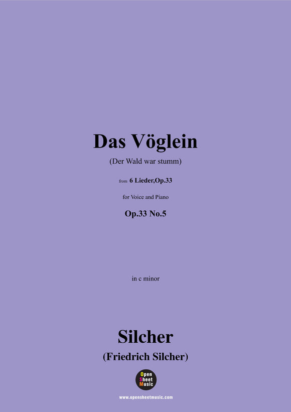 Silcher-Das Vöglein
