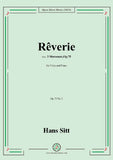 Hans Sitt-Rêverie,Op.75 No.2