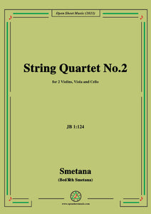 Smetana-String Quartet No.2,JB 1:124