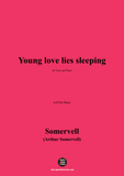Somervell-Young love lies sleeping