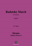 Johann Strauss I-Radetzky March,Op.228,for Orchestra