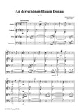 Johann Strauss II-An der schönen blauen Donau,for String Quartet