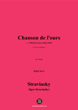 Stravinsky-Chanson de l'ours