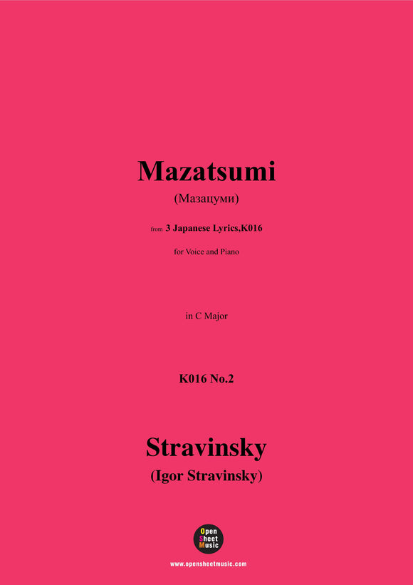 Stravinsky-Mazatsumi