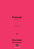 Stravinsky-Pastorale