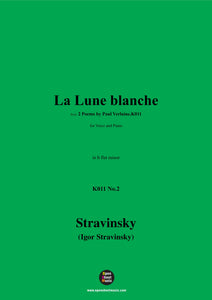 Stravinsky-La Lune blanche