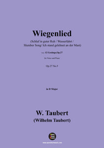 W. Taubert-Wiegenlied