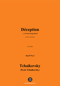 Tchaikovsky-Déception