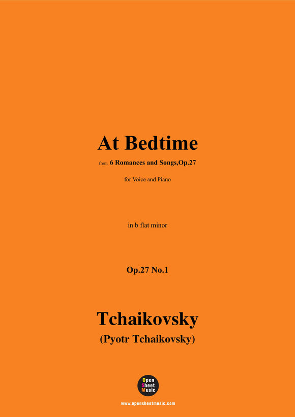 Tchaikovsky-At Bedtime
