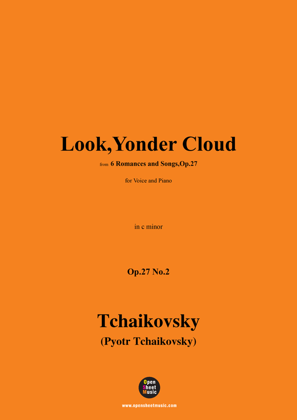 Tchaikovsky-Look,Yonder Cloud