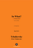 Tchaikovsky-So What?