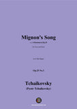 Tchaikovsky-Mignon's Song