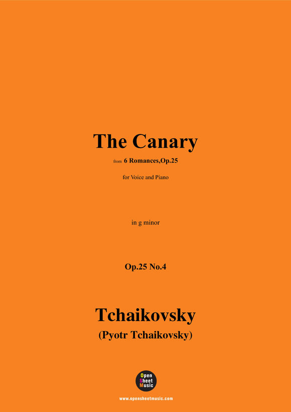 Tchaikovsky-The Canary