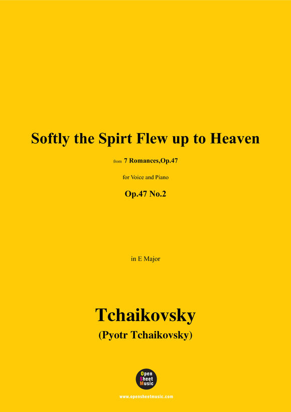 Tchaikovsky-Softly the Spirt Flew up to Heaven