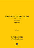 Tchaikovsky-Dusk Fell on the Earth