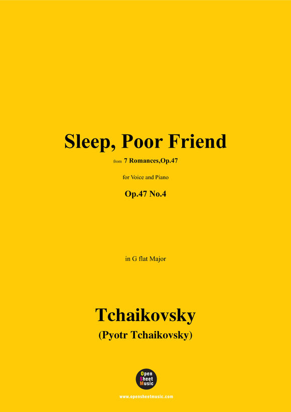 Tchaikovsky-Sleep,Poor Friend