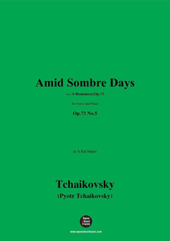 Tchaikovsky-Amid Sombre Days