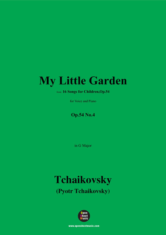 Tchaikovsky-My Little Garden