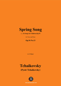 Tchaikovsky-Spring Song