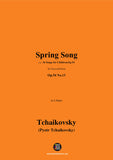 Tchaikovsky-Spring Song