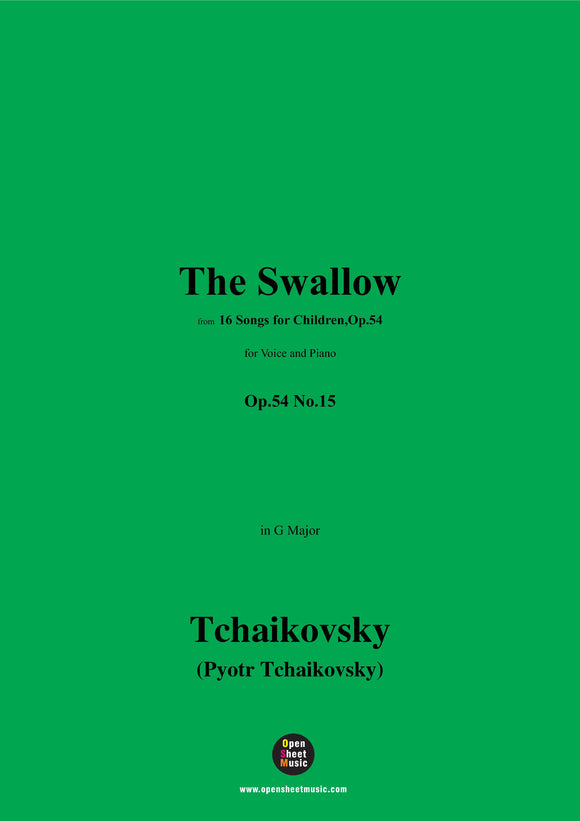 Tchaikovsky-The Swallow